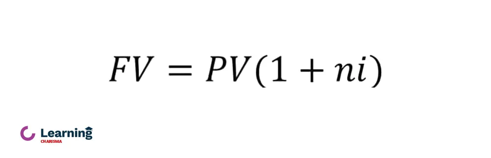 فرمول محاسبه‌ی ارزش زمانی پول با سود ساده 