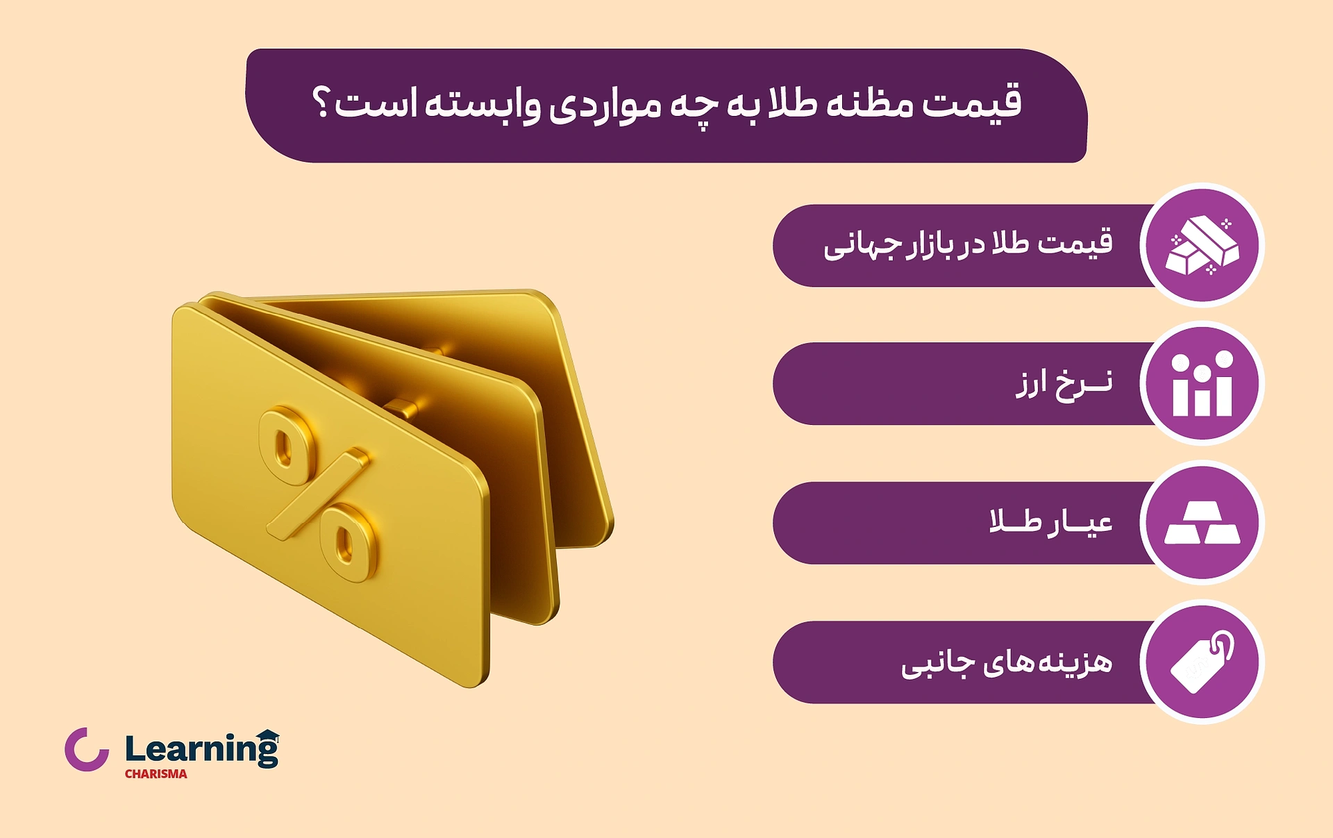 عوامل موثر بر قیمت مظنه طلا چیست