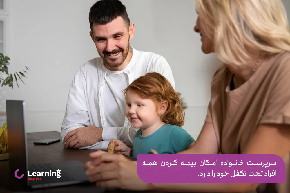 بیمـه تکمیـلی خا‌‌نوا‌‌ده برای تمام افراد تحت تکفل سرپرست