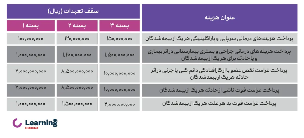 سقف تعهدات بیمه اربعین