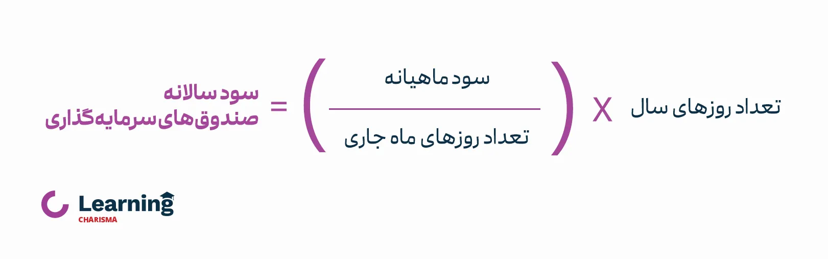 فرمول محاسبه سود سالانه صندوق های سرمایه گذاری
